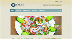 Desktop Screenshot of geminifoodcorp.com